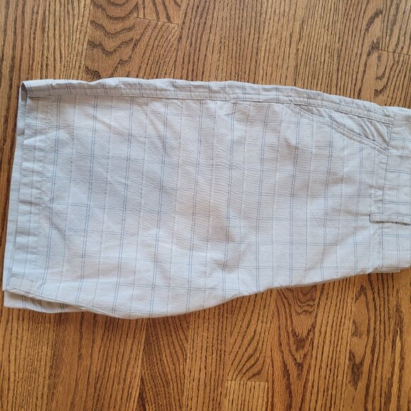 Quicksilver Plaid Shorts Men’s Size 33 Blue White - Picture 4 of 8